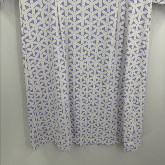 J.McLaughlin Mari boat Geometric shift 3/4 sleeve Catalina cloth Dress small NWT - Picture 8 of 14